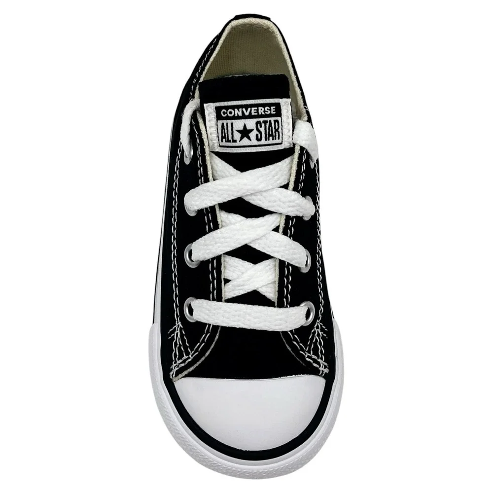 Converse Chuck Taylor All Star Toddler Boys Canvas Ox Classic Shoe 7 Black White